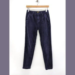 Le Mont St Michel Size 36 Womens Pamela Corduroy Tousers Pants in Navy Blue